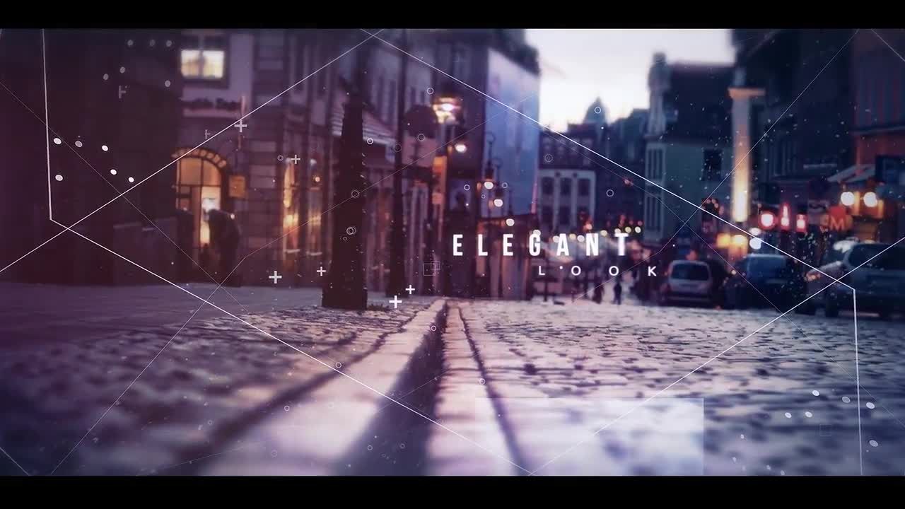 清晰灰尘和粒子效果开场素材库精选AE模板