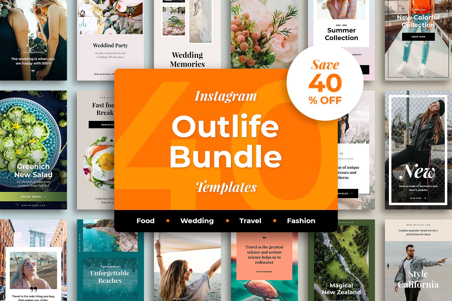 独特和时尚的社交媒体贴图模板素材库精选插图(12)