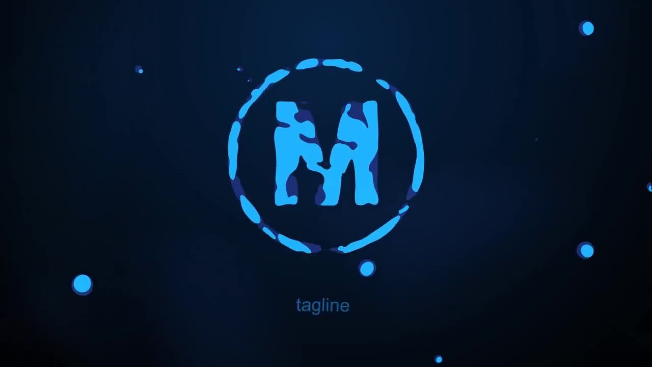 社交媒体液体标志素材库精选AE模板