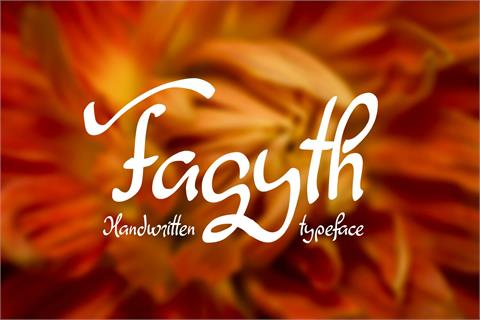 Fagyth font素材之家精选英文字体