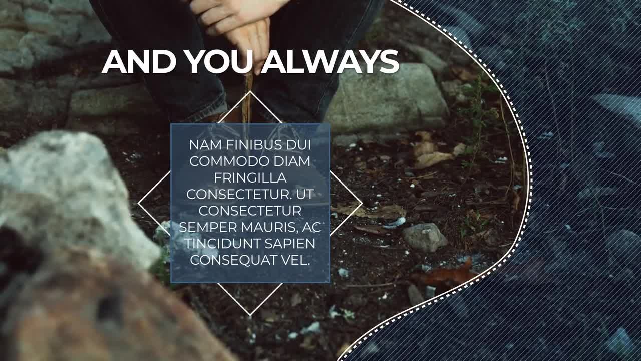 夏日旅游照片展示素材库精选AE模板