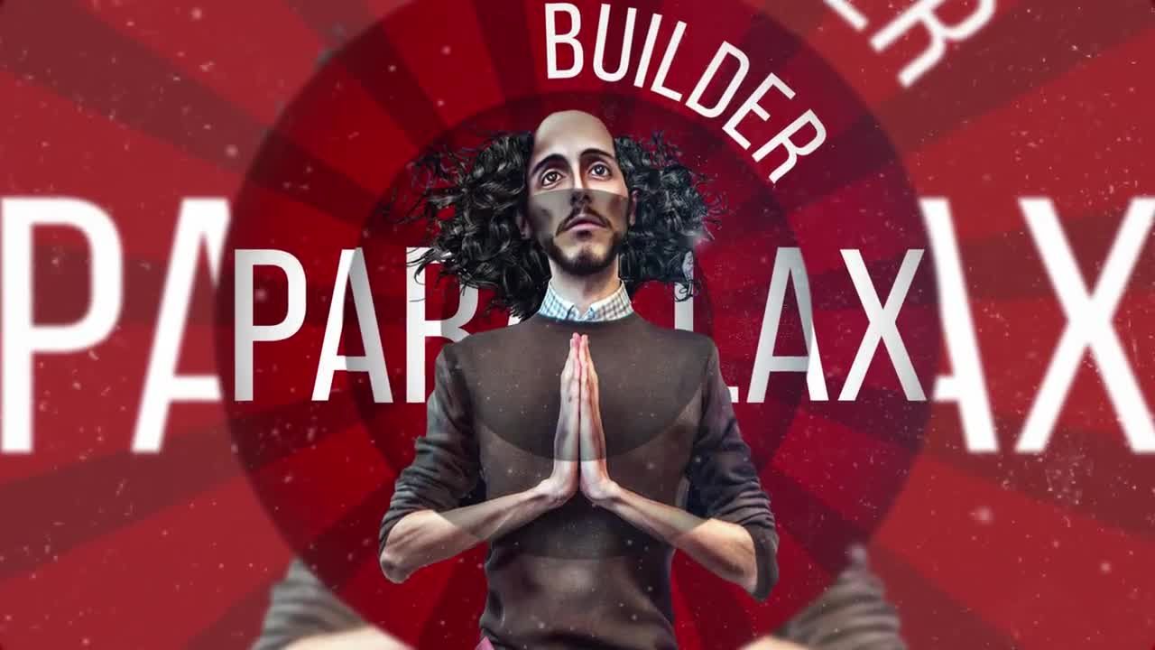 时尚个性创意的视差幻灯片素材库精选AE模板