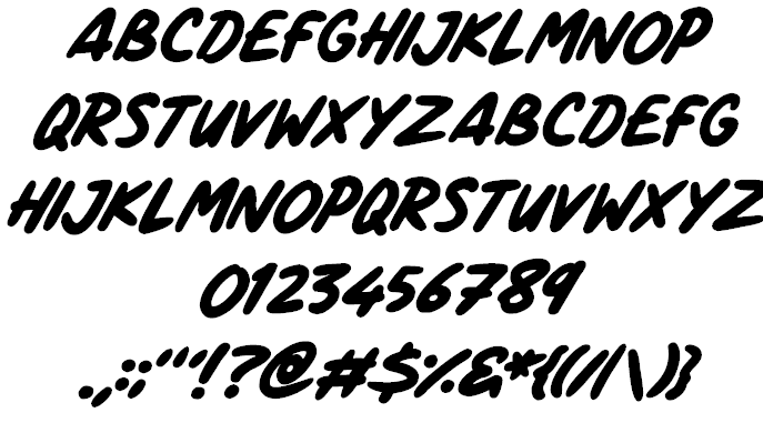 Marker Notes font插图2