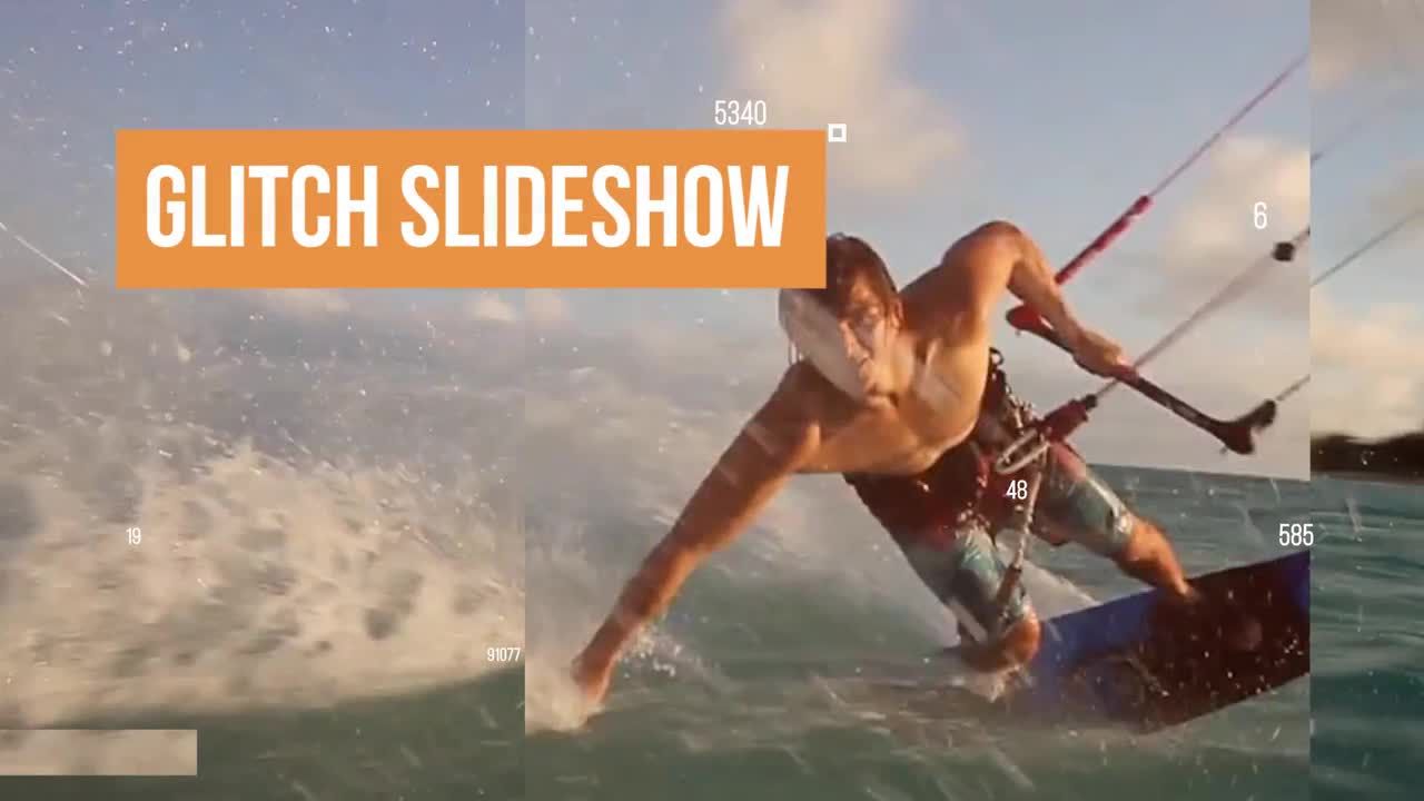 引人注目的体育运动毛刺幻灯片过渡效果素材库精选AE模板