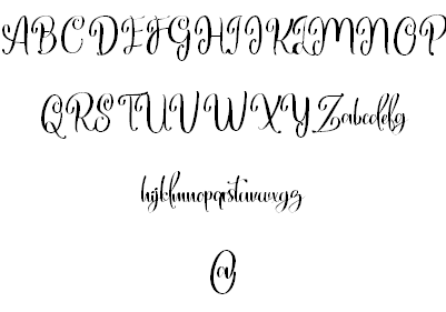 Marlyana font插图1