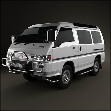 三菱Mitsubishi Delica Star Wagon 4WD 1986 素材之家精选3D模型