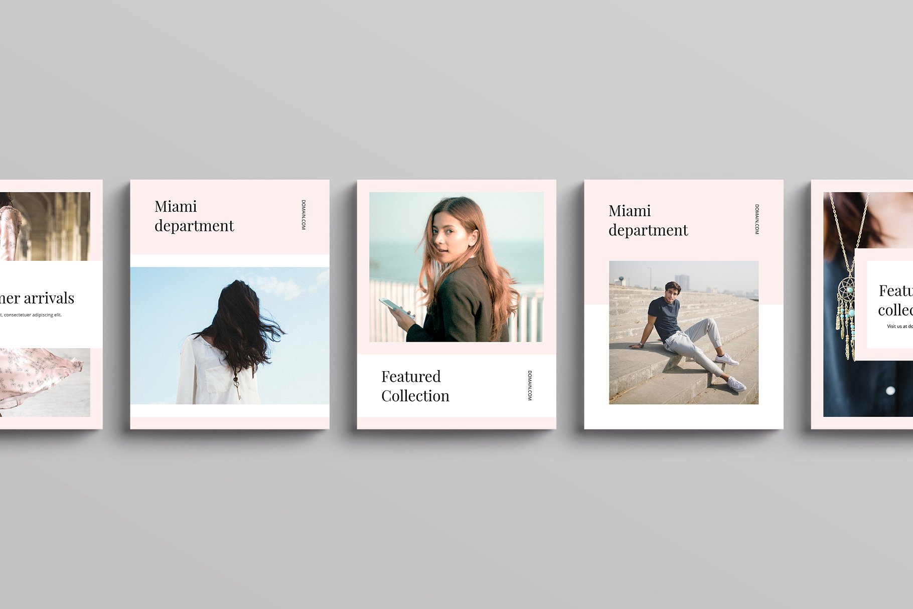 适合多个社交媒体平台的插图配图设计模板素材库精选 Miami Social Media Templates插图(2)