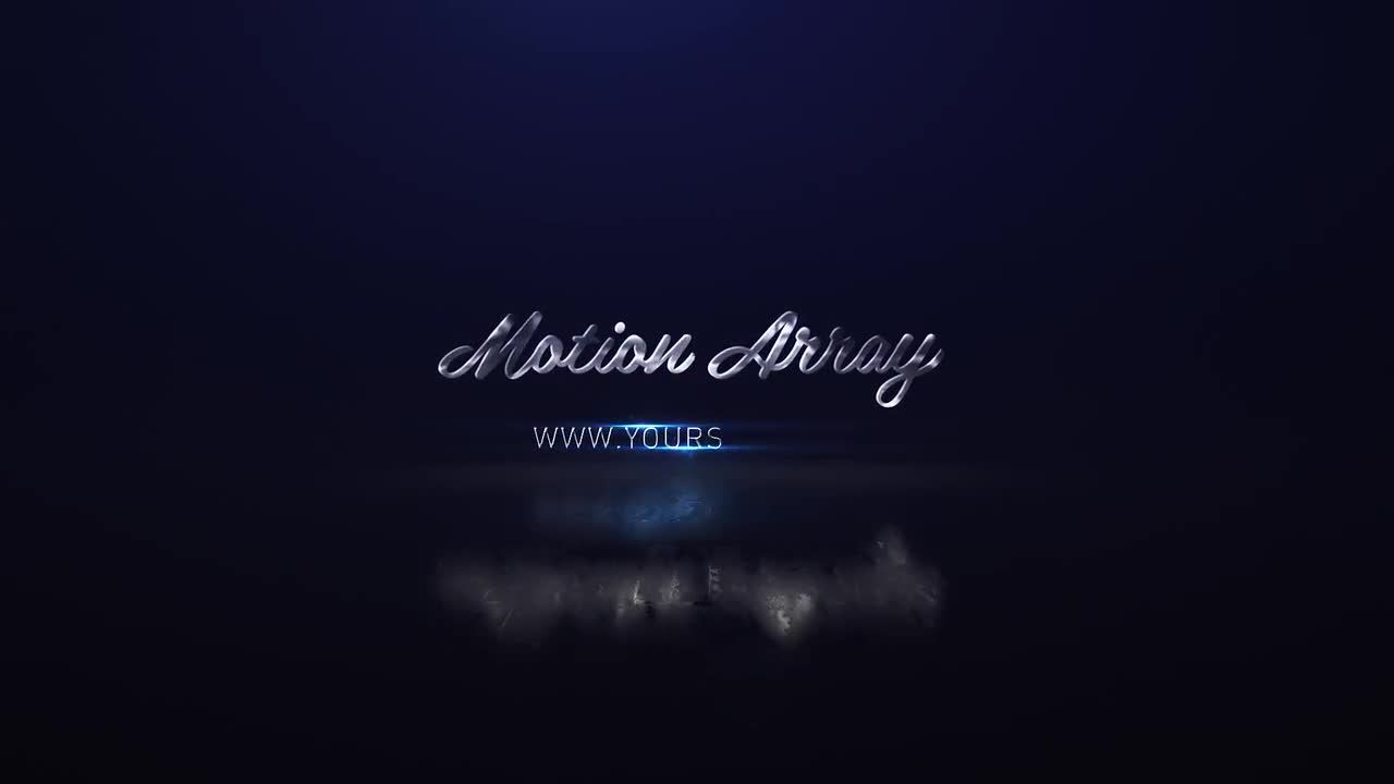 超现代金属logo展示素材库精选AE模板