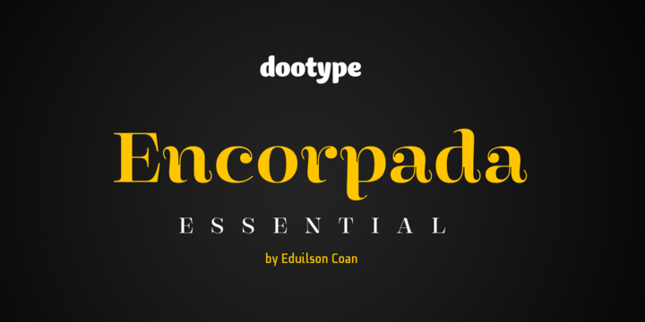 Encorpada Essential Font Family素材之家精选英文字体