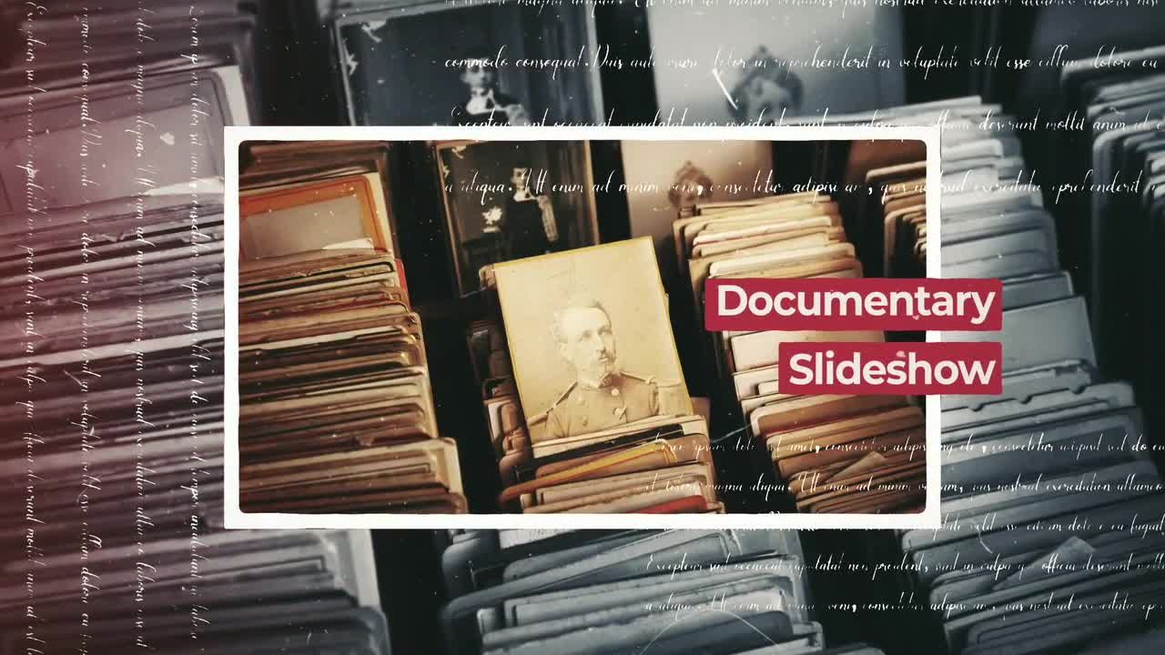 故事记录片素材库精选AE模板