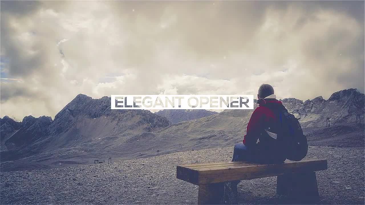 优雅的电影预告片转场素材库精选AE模板