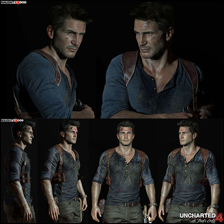 《神秘海域4》内森·德雷克（Nathan Drake）人物素材之家精选3D模型