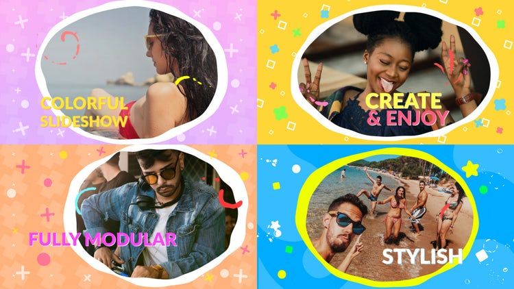 奇幻动画幻灯片ae模板