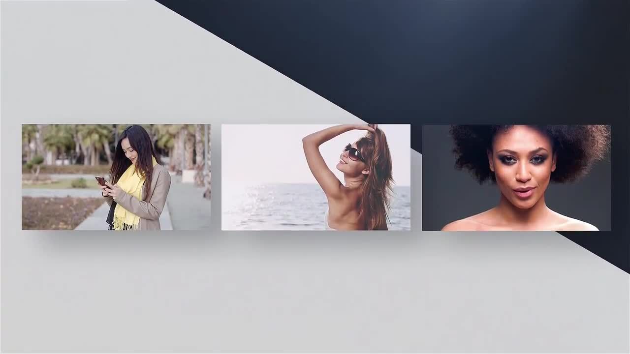 时尚商业活动视频展示素材库精选pr模板