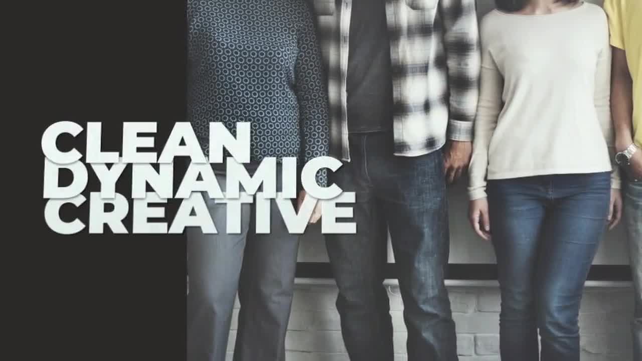 现代清爽活力的动态开场白素材库精选AE模板