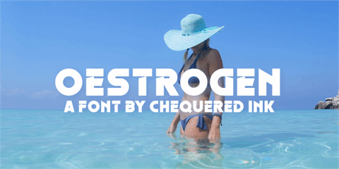 Oestrogen font素材之家精选英文字体