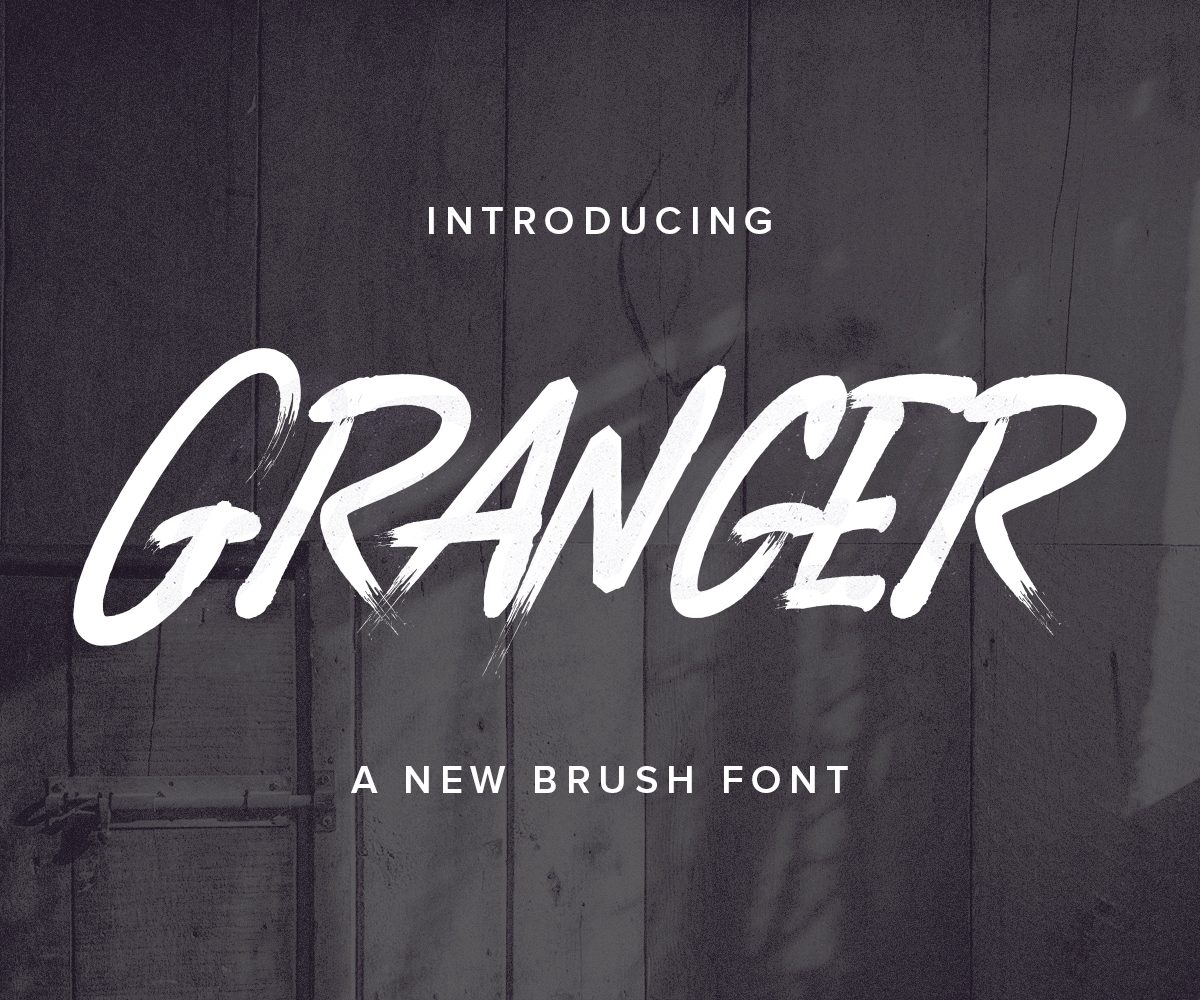 Granger Font素材之家精选英文字体