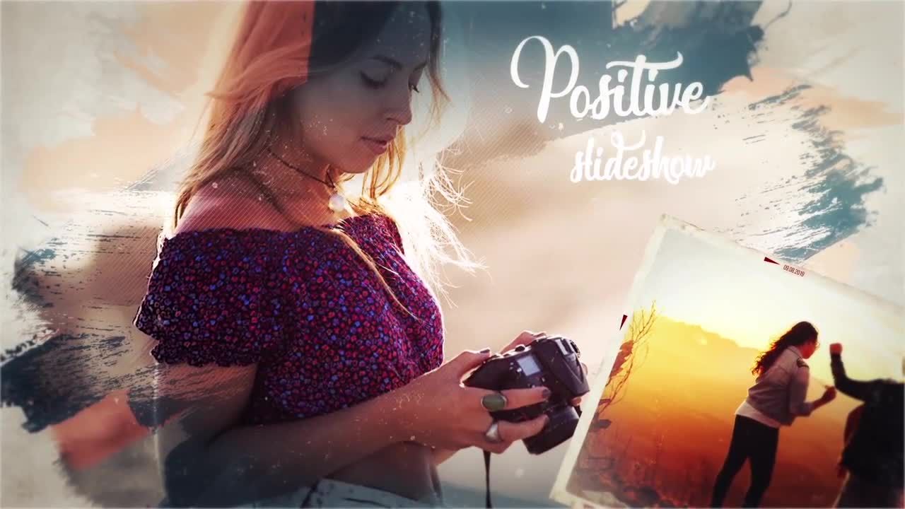 时尚优雅的画笔幻灯片素材库精选AE模板