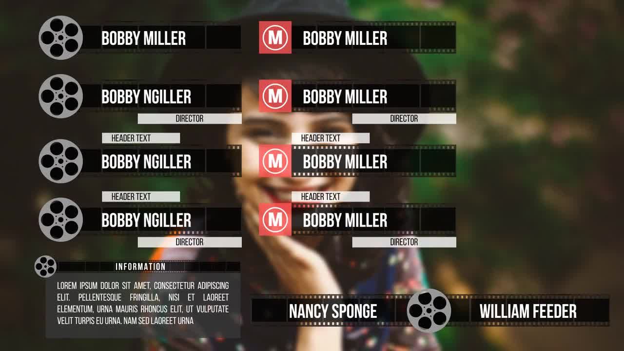 10个现代时尚优雅下三分之一动态动画素材库精选AE模板