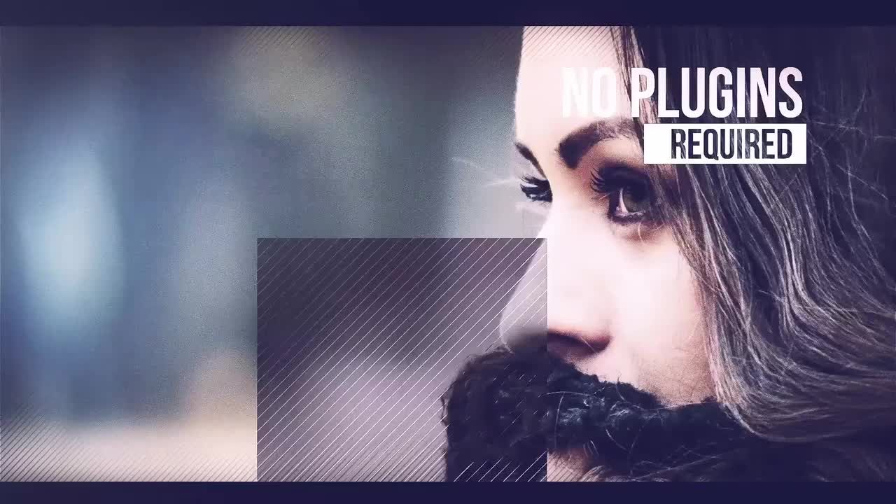 动态时尚风格的媒体幻灯片素材库精选AE模板