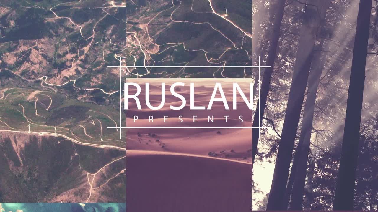 ae复古幻灯片模板