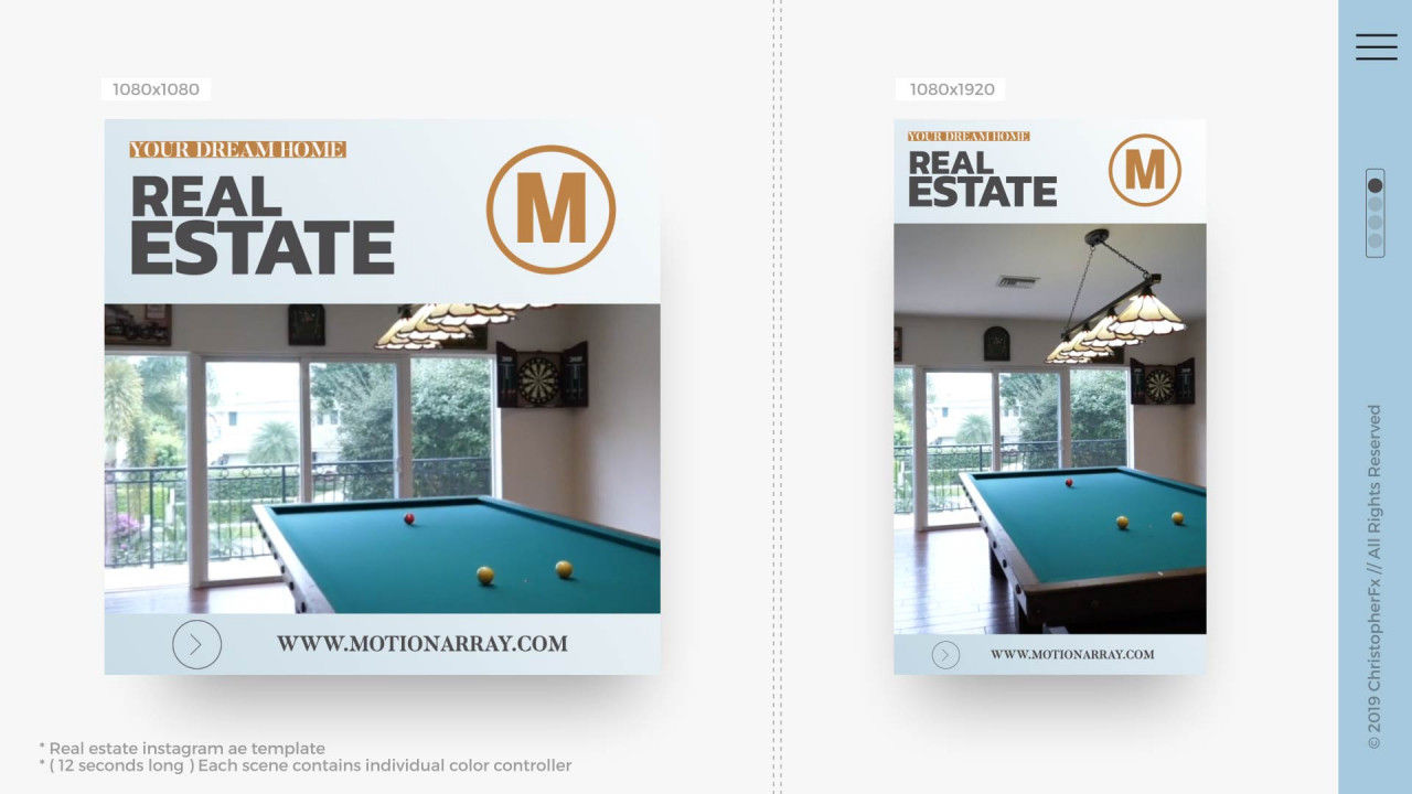 房地产Instagram素材库精选AE模板