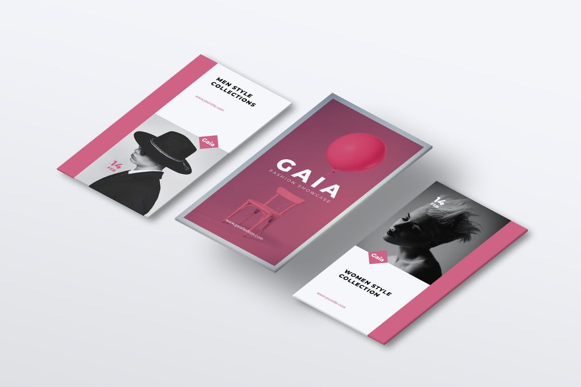 时装秀/时尚品牌推广Instagram社交素材包 GAIA Fashion Store Instagram Stories插图(2)