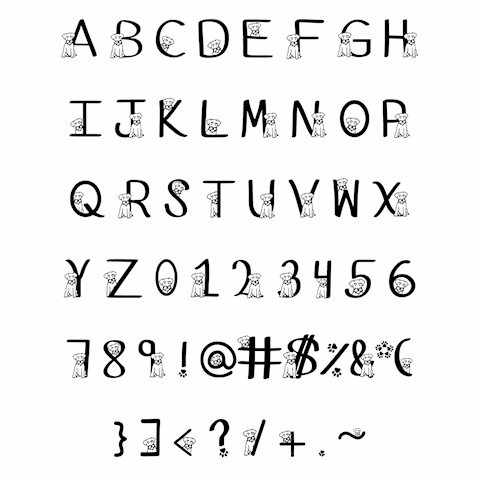 Ks Schnauzer Hide N Seek font素材之家精选英文字体