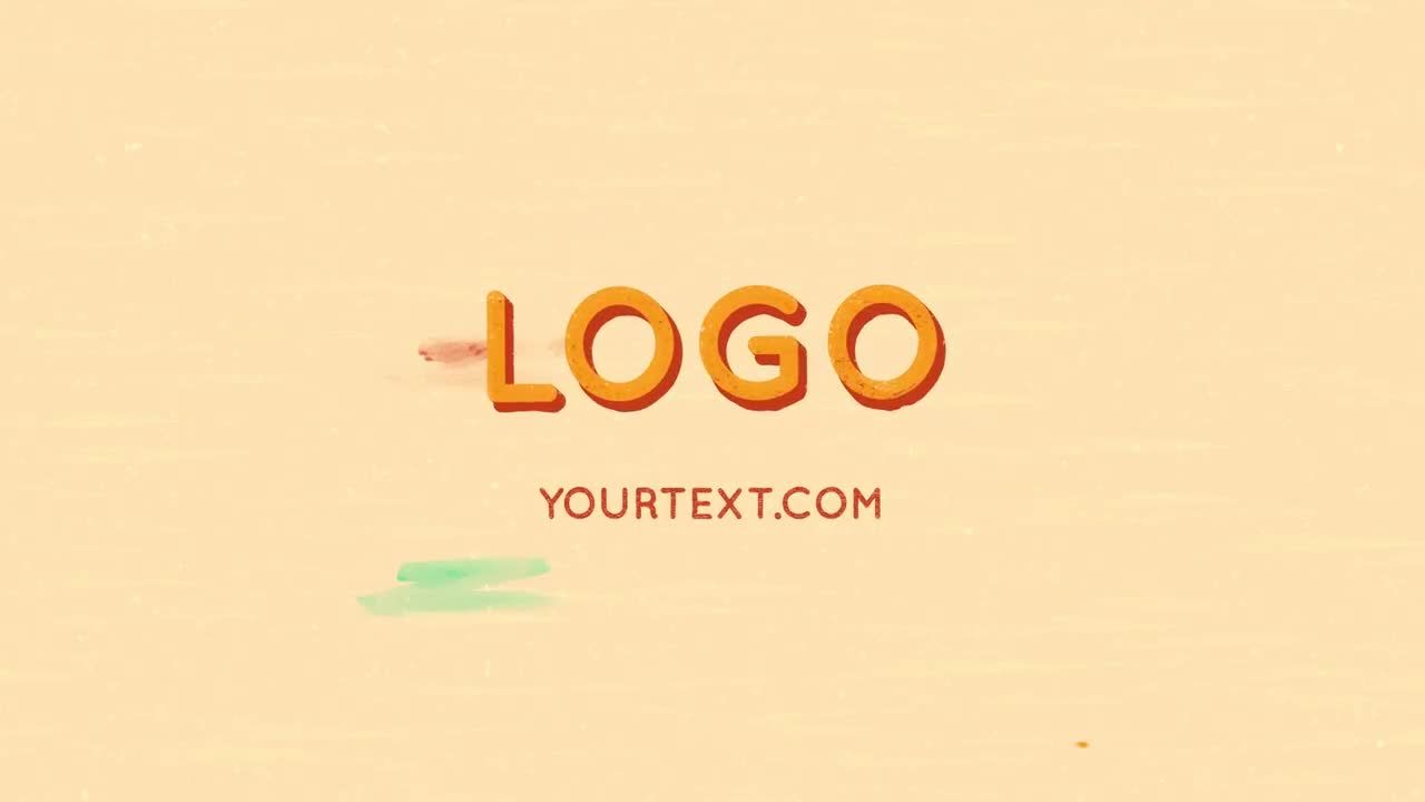 酷炫卡通徽标显示素材库精选AE模板