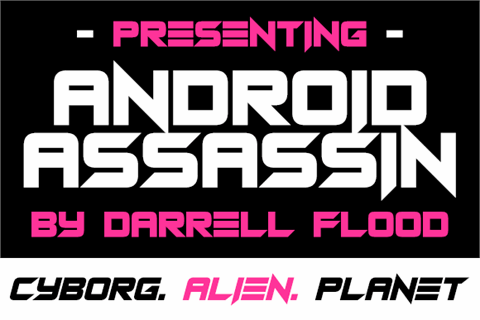 Android Assassin font素材之家精选英文字体