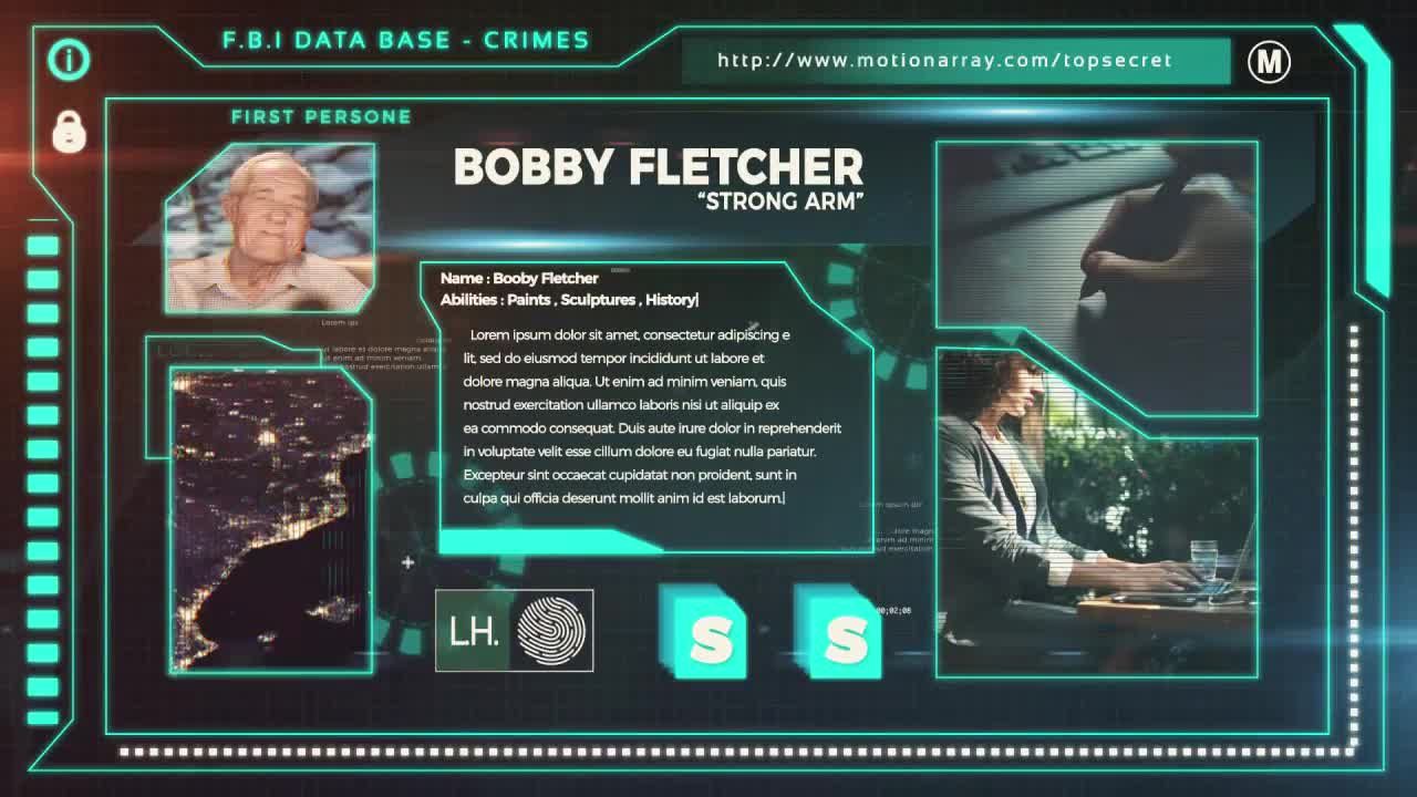 数据调查AE幻灯片模板