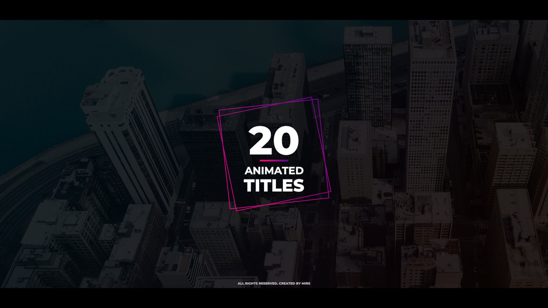 20个片头动画素材库推荐PR模板