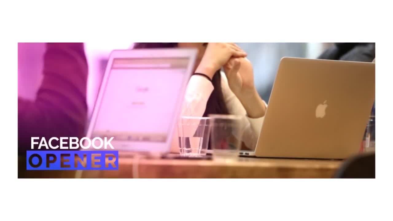 Facebook视频封面促销活动素材库精选AE模板