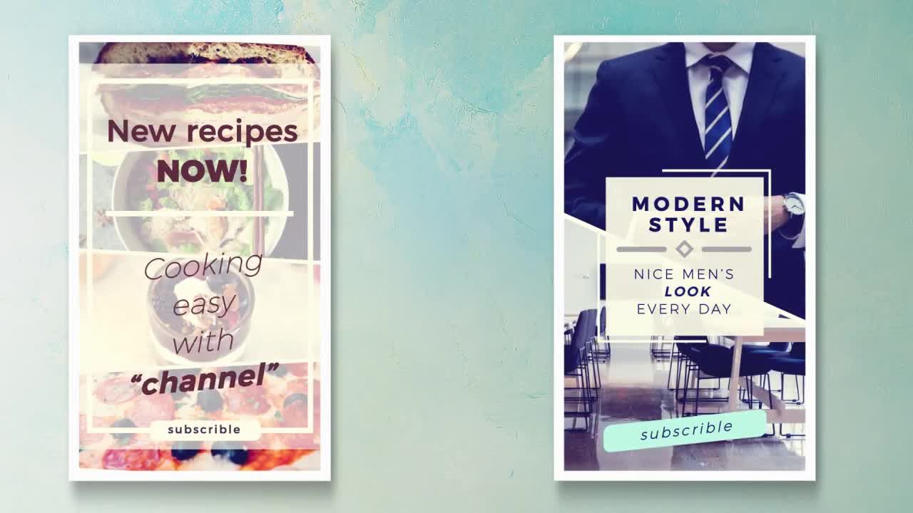 拥有时尚设计和优雅动画的Instagram故事素材库精选AE模板