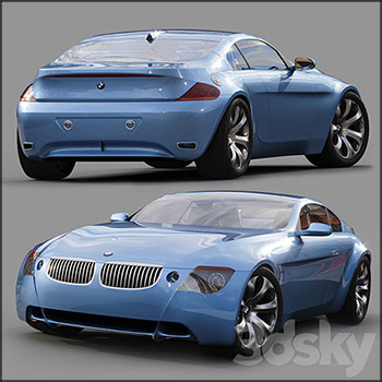 宝马Z9 GT概念车素材之家精选3D模型