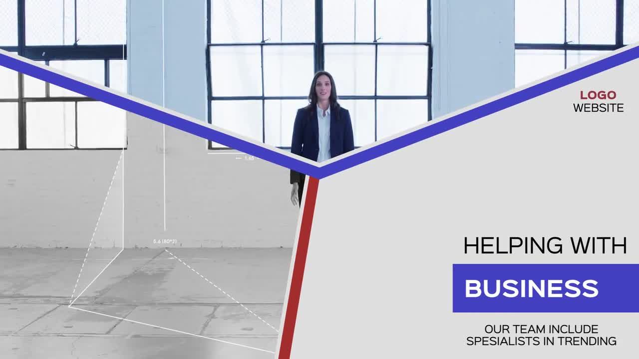 现代时尚的企业开场动态素材库精选AE模板