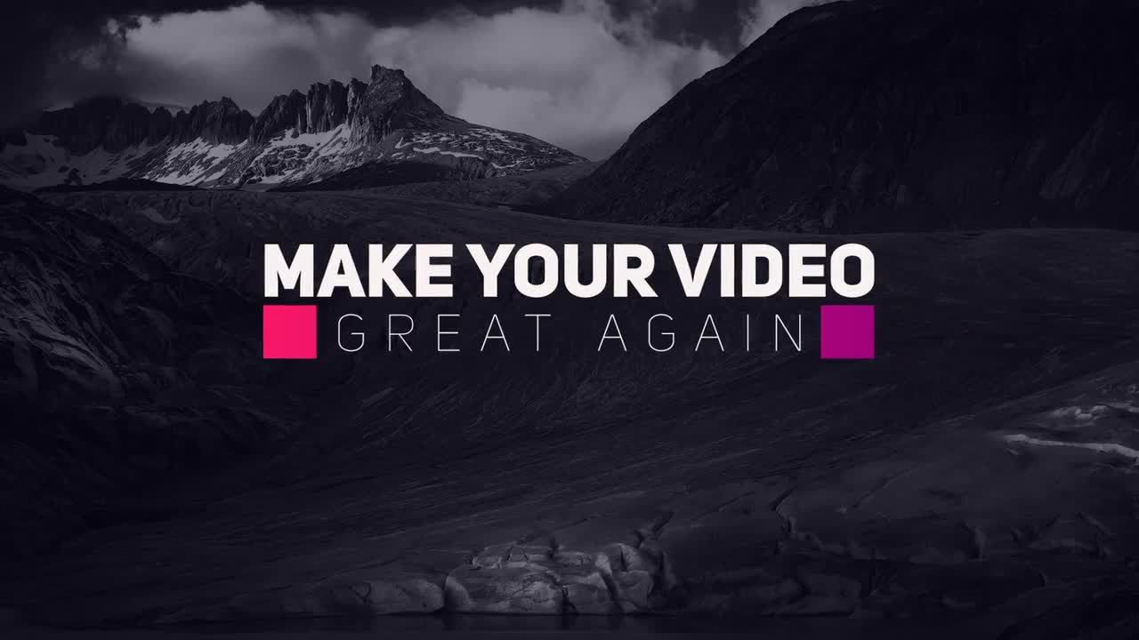 12个新时尚标题动画素材库精选AE模板