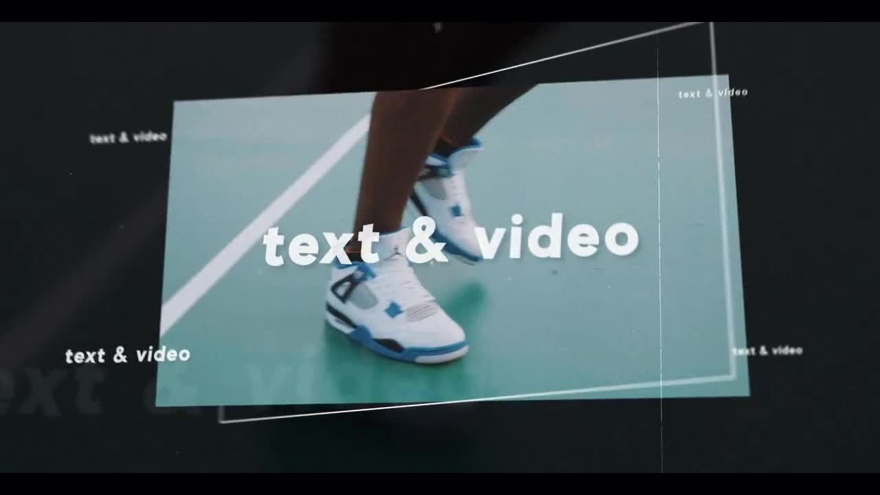 快速时尚现代的动态开场白素材库精选AE模板