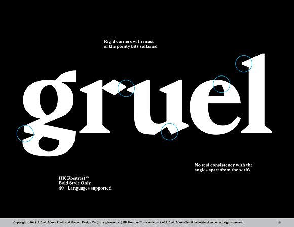 HK Kontrast Font插图3