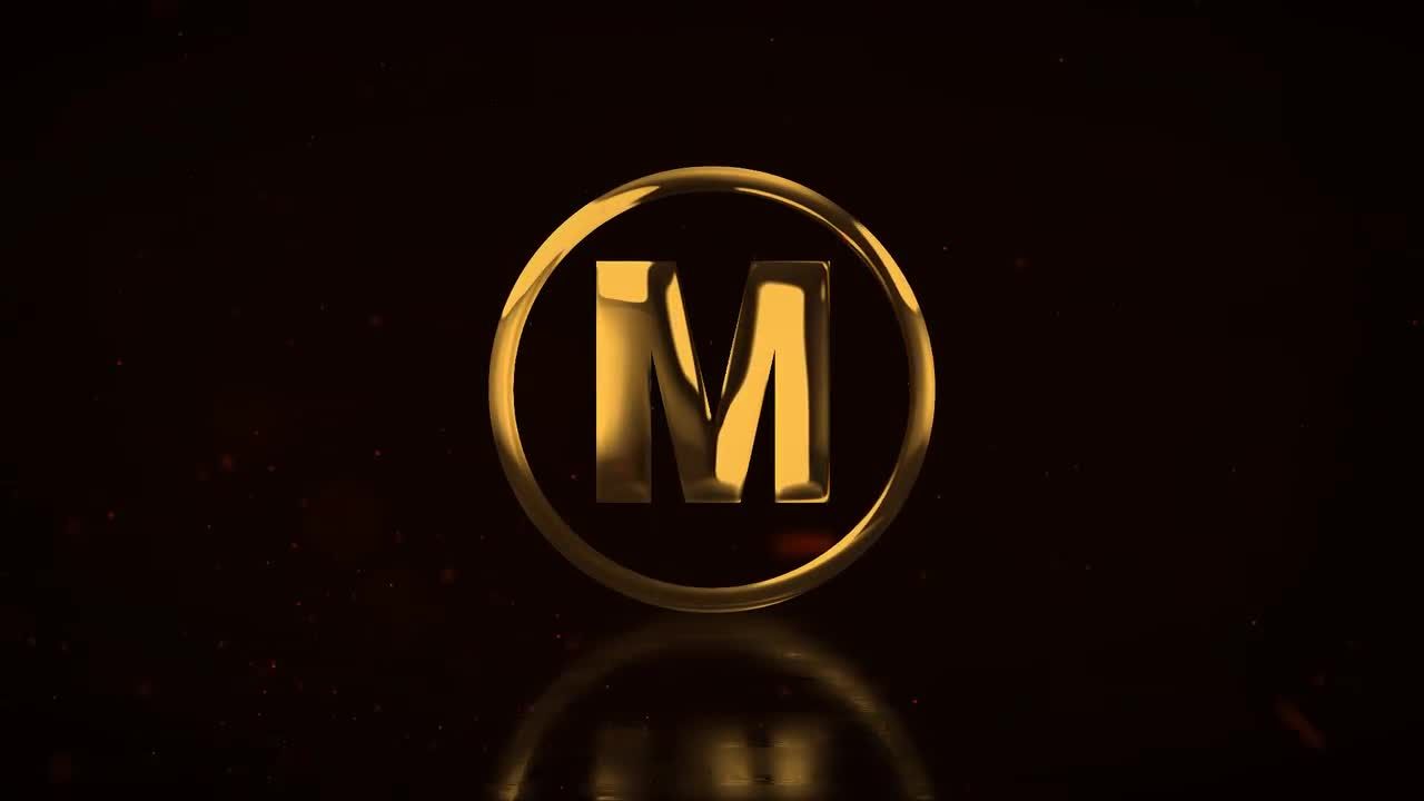 大气三维金属质感Logo动画素材库精选AE模板