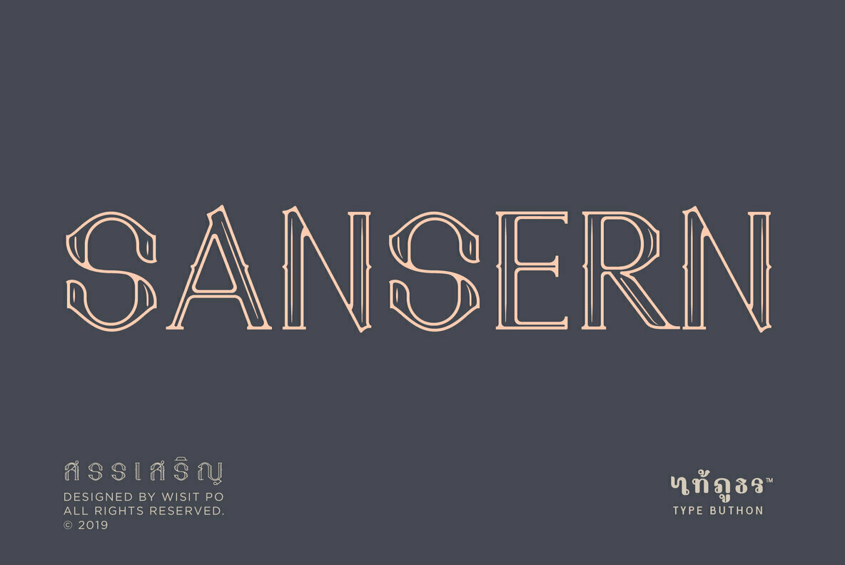 SanSern Font Family插图