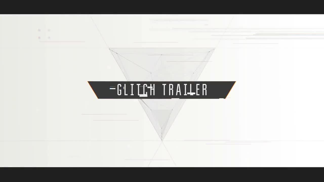 毛刺炫酷故障和扭曲效果过渡素材库精选AE模板