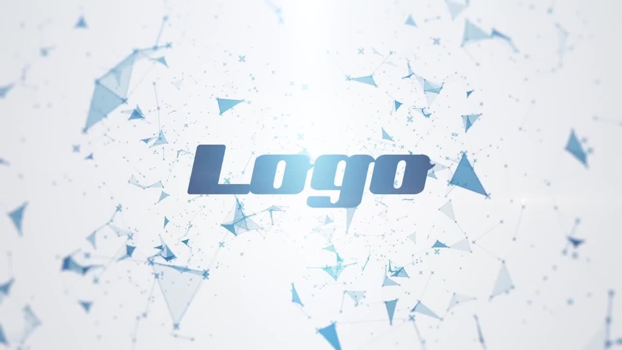 高科技元素的公司企业logo演绎动画素材库精选AE模板