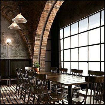 饭店餐厅内部场景素材之家精选3D模型