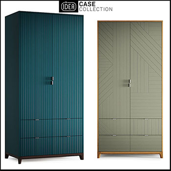 双门衣柜素材之家精选3D模型