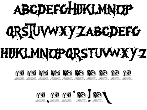 Devastation DEMO font插图4 Devastation DEMO font插图4