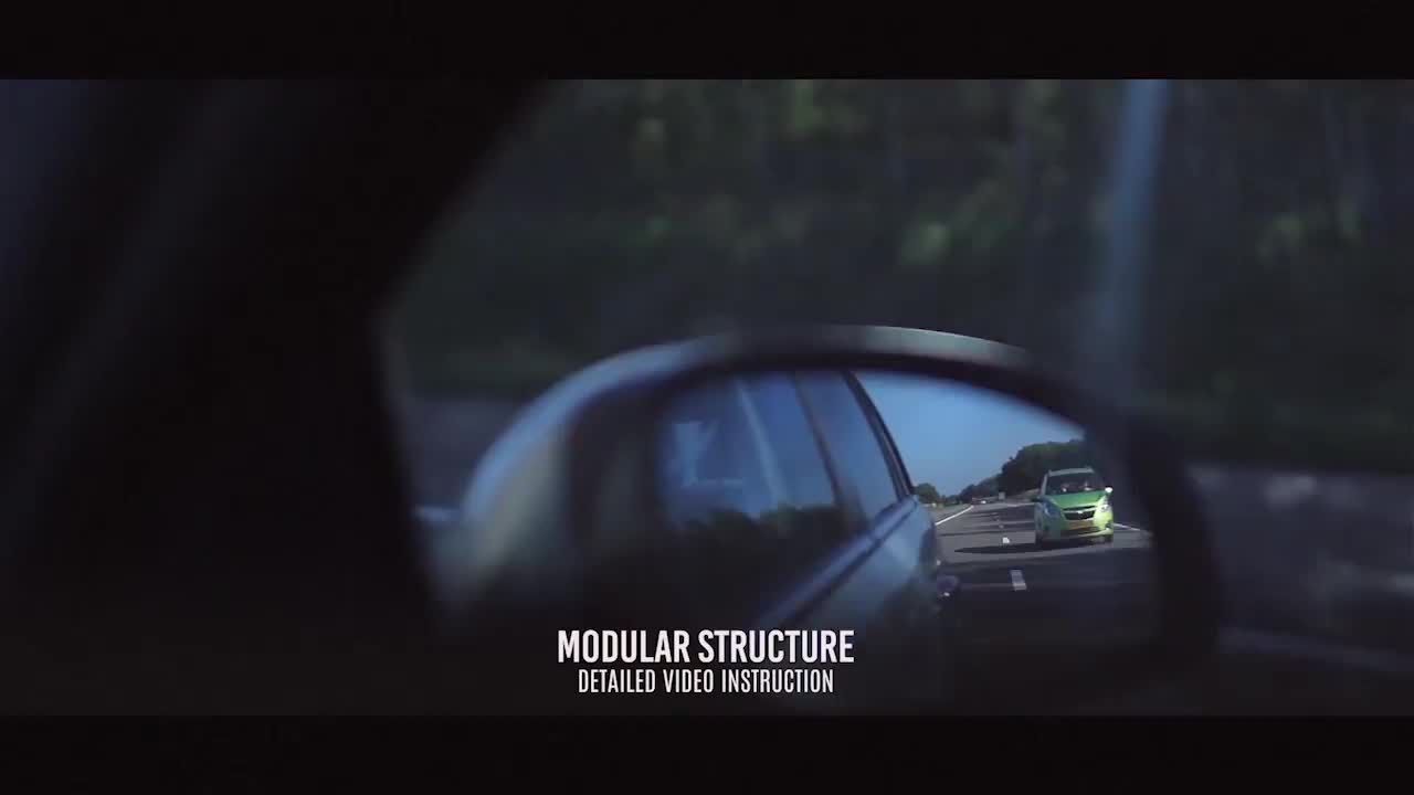 Glitch序列广告开场白素材库精选AE模板