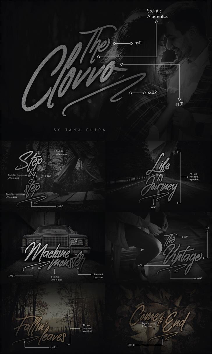 Clovvo Personal Use font插图