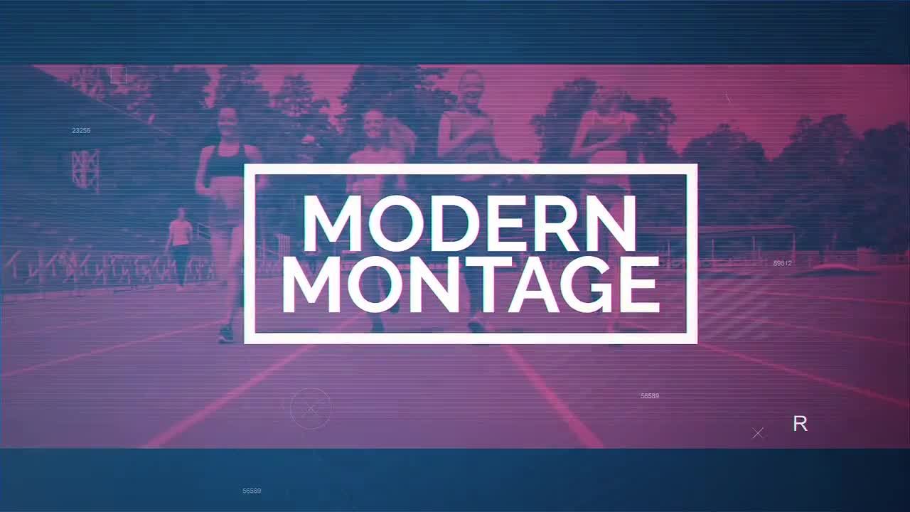 现代蒙太奇照片展示素材库精选AE模板