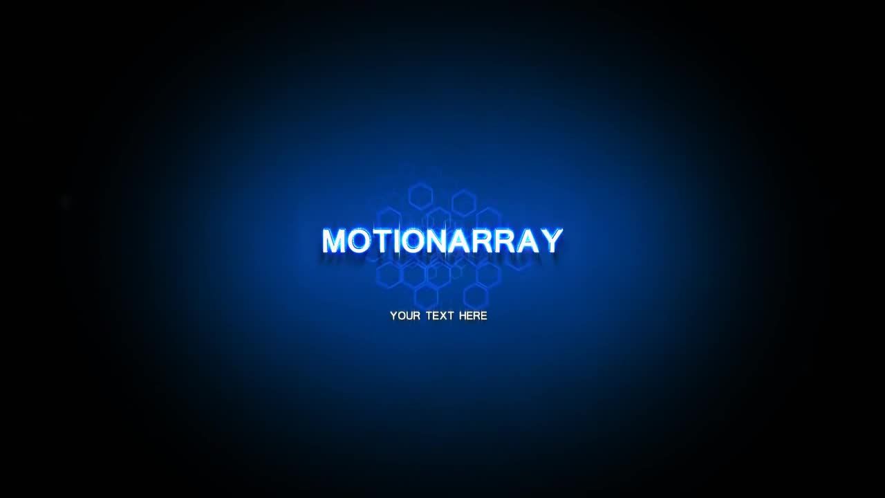 未来主义风格动态logo展示素材库精选AE模板